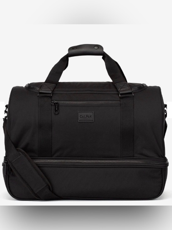 Calpak Handbags - Calpak Black Travel Duffel with Shoe Compartment